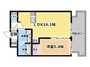 La Douceur門真【9階】の間取り