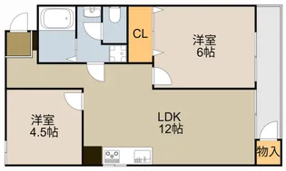 コーポラス都Ⅱ【5階】の間取り