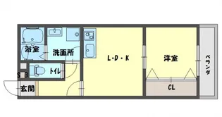 ディアコート守口B棟【102号室】の間取り