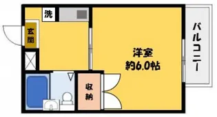 クレール白井【2階】の間取り