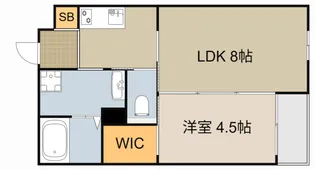 Neo Smart 古川橋【1階】の間取り