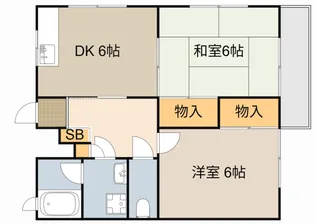 ハイツサカイ【1階】の間取り