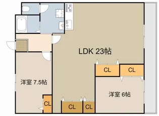 レオハイムKOYA【4階】の間取り