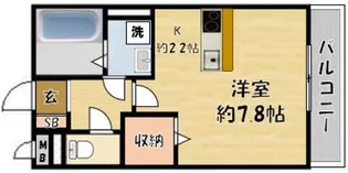 リヴェール香里園【3階】の間取り