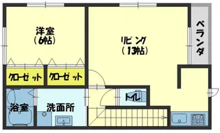 アムールLuster【2階】の間取り