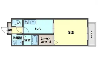 アムール ロータス【1階】の間取り