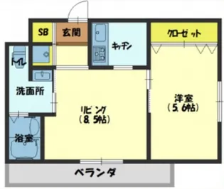 グランドールモンシェリー【203号室】の間取り