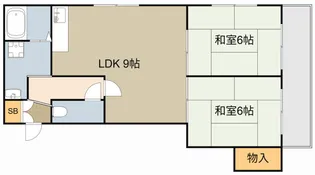 ロジャースガーデン【202号室】の間取り