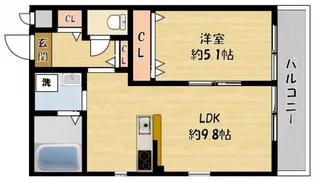 大日レジデンスエルサス【3階】の間取り