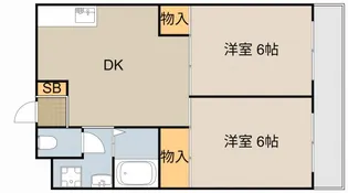 マンション アフルエンス【5階】の間取り