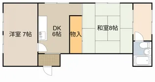 平賀マンション【203号室】の間取り