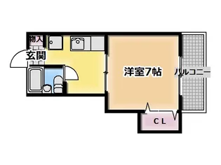 タウンプラザ東【2階】の間取り