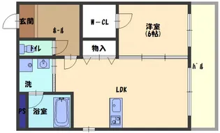 橋爪ビル【3階】の間取り