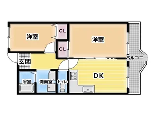 ピュアネスDoi【3階】の間取り