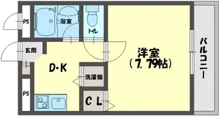 TAIHOレジデンス大日Ⅲ【302号室】の間取り