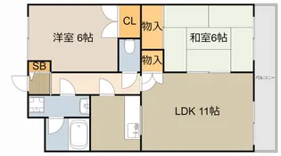 グレイシーフジ【3階】の間取り