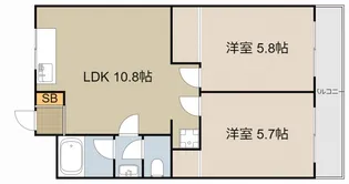 グランクレスト【2階】の間取り