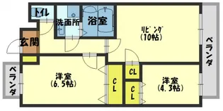 アコード門真【3階】の間取り