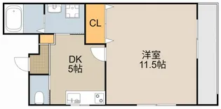 フェリーチェ古川橋【6階】の間取り