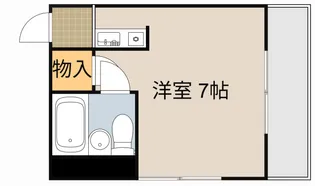 萱島サンヴィアンテ【2階】の間取り