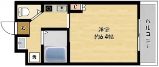 コテージ大日【2階】の間取り