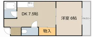 向島ハイツ【3階】の間取り