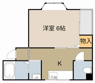 ヴァンベール弐番館【412号室】の間取り