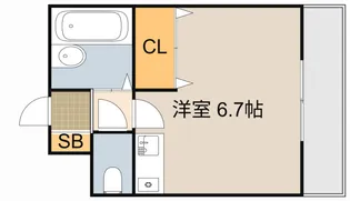 ポポハイツ【2階】の間取り