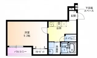 フジパレス門真本町Ⅲ番館【1階】の間取り