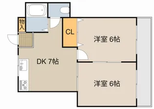 第2モリタマンション【3階】の間取り