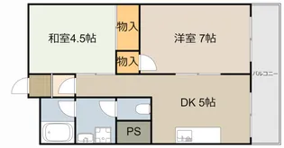 グロース寝屋川 Ⅰ【3階】の間取り