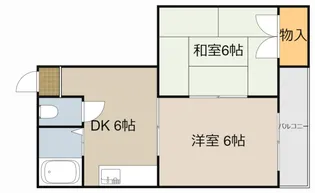 古川ビレッチ【4階】の間取り