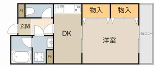 ベルビュー3番館【202号室】の間取り