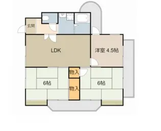 クレリエール門真【403号室】の間取り