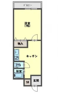 メゾン金城【205号室】の間取り