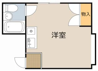 古川橋ハイツ【2階】の間取り