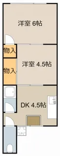緑町マンション【3B号室】の間取り
