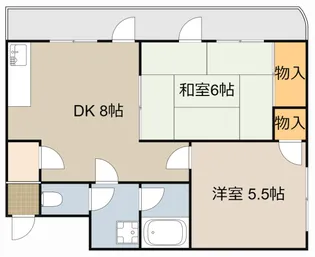 レスターテⅡ【3階】の間取り