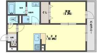 リブリ・サンルーチェ【1階】の間取り