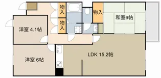 シャポー・ヴィラ【204号室】の間取り
