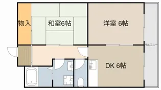 福住マンション【207号室】の間取り