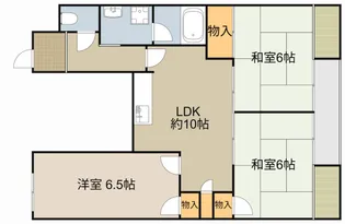 ジェントリーズ岡田【2階】の間取り