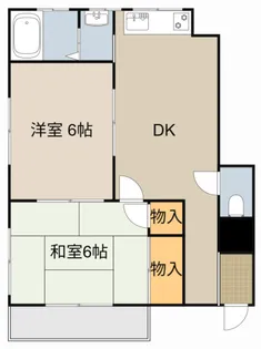 香里園ハウス【303号室】の間取り