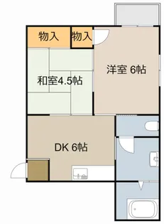 香里園ハウス【200号室】の間取り