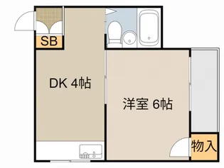 サンシャイン香里園Ⅴ【102号室】の間取り