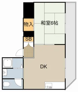 平成ハイツ【3階】の間取り