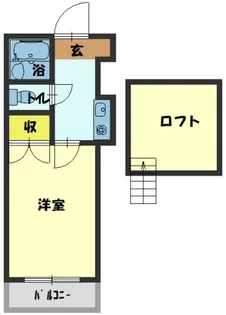 レオパレスさんわ大和田第5【1階】の間取り