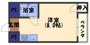 ロータリーマンション西三荘【408号室】の間取り