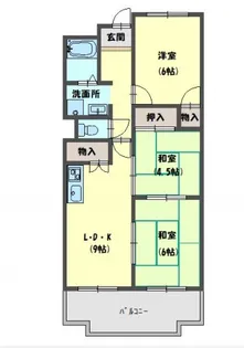 ファミールコート【3階】の間取り