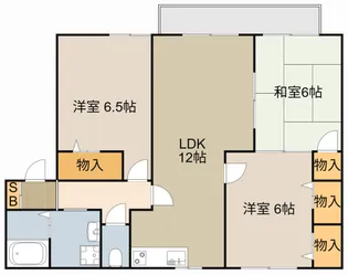 ソレイユ・ルボンⅠ【102号室】の間取り